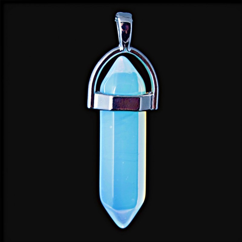 Moonstone Pendant Hexagonal 4 cm