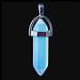 Moonstone Pendant Hexagonal 4 cm