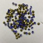 Blue rhinestones, stones color blue, diameter 3 (+ -) mm pack / 4g (+ -)