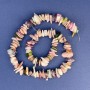 Tourmaline Beads on Thread Natural Stone Chip, Diameter 10-14×3mm +