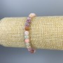 Jadeite Bead Bracelet 6 mm Faceted, 18 in (elastic)