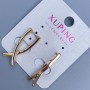 Earrings Xuping 27x2.5 mm + 18K Gold Plating