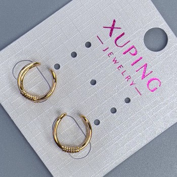 Double Café Xuping Gold Plating 18K 11x7mm +