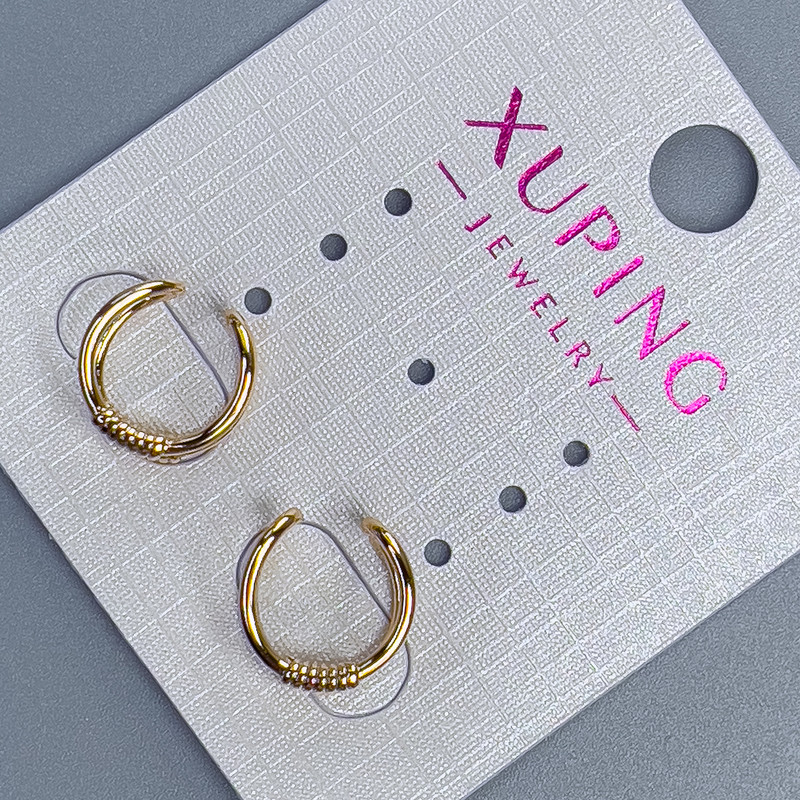 Double Café Xuping Gold Plating 18K 11x7mm +