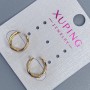 Double Café Xuping Gold Plating 18K 11x7mm +