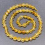 Citrine Beads on Thread Geometric Granulated Round 6mm Diameter, Length 37cm