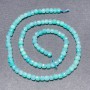Amazonite Beads on Thread Granulated Cube, diameter 4mm±, length 39cm±