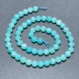 Amazonite Beads on Thread Geometric Bead, 6mm diameter, 38cm length