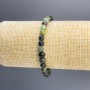 Natural Zoisite Faceted Round Bracelet, Approx. 6 mm, 18 cm Stretch