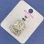 Xuping Icon Pendant, diameter 19mm±, length 30mm± rhodium-plated