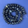 Tiger's Eye Beads Bead-shaped 8-13mm on thread, 40cm length