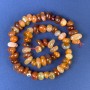 Carnelian Nuggets Tumbled 10×7mm on thread, length 40cm+