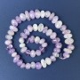 Amethyst Tumbled Beads 10–13×6mm± on thread, 40 cm long+