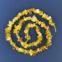 Amber Beads Chip 8x5mm ± on thread, length 38cm+