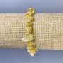 Bracelet Citrine Chip, diameter 6x3mm, length 18cm, stretch