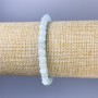 Angelite Beaded Cube Bracelet, 5x5 mm diamonds, length 18 cm, stretch