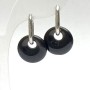 Agate Earrings, diameter 18mm±, length 31mm±