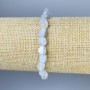Chalcedony Bead Stretch Bracelet, 5-8×6mm, diameter, 18cm long