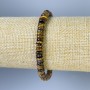 Tiger's Eye Rondelle Bracelet, 6x2mm, stretch, 18mm length