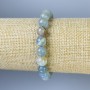 Calcite Bracelet, smooth beads, 8mm diameter, 18in length, stretchy