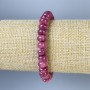 Tourmaline Rondelle Bracelet, 8x5mm diameter, stretch, 18cm length