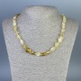 Citrine Faceted Bead Necklace 8-14×8-12mm +-, length 50cm+- with clasp