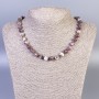 Tourmaline Bead Necklace, Smooth Round Beads Ø 8mm, 45cm length ± with clasp