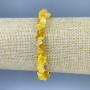 Amber Chip Bracelet, diameter 6-10×3-5 mm, 18 cm length, stretch