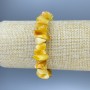 Baltic Amber Chip Bracelet, diameter 10-16×4-7mm±, length 18cm± stretch