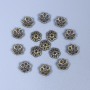Cap cap bead end cap in bronze color, diameter 6×1mm± hole diameter 0.5mm± packaged 80 pcs