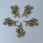 Pendant Findings Cupid in Bronze color, dimensions 23×14×3 mm ±, hole diameter 2.5 mm ±, packaging 20 g (~12 pcs)