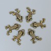 Pendant Frog Bronze Tone, 20×13×3 mm ± hole Ø1.5 mm ± packaging 20 g (~ 18 pcs)