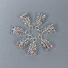 Ribbon Bail in Silver Color, size 14x7x5 mm ± holes diameter 2.5 mm ±, diameter 1.8 mm ±, packaged 22 pcs