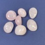Souvenir Natural Stone Pink Quartz Tumble (grit) ~ sizes 13x18-20x18mm (+-) ~ weight 4-8g. +- /pc. (price per 100g)