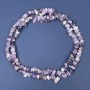 Lepidolite Beads on Thread, Chip Shape, 10x4 mm ±, Length 80 cm ±