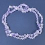 Amethyst Beads on Thread - Chip Shaped, 8x2-4 mm, 80 cm length