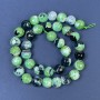 Agate Beads on Thread, Faceted Round 10mm, 37cm Length