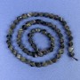 Sunstone Obsidian Beads on a Thread Diamond-shaped 6x5mm+- on a thread, length 39cm+
