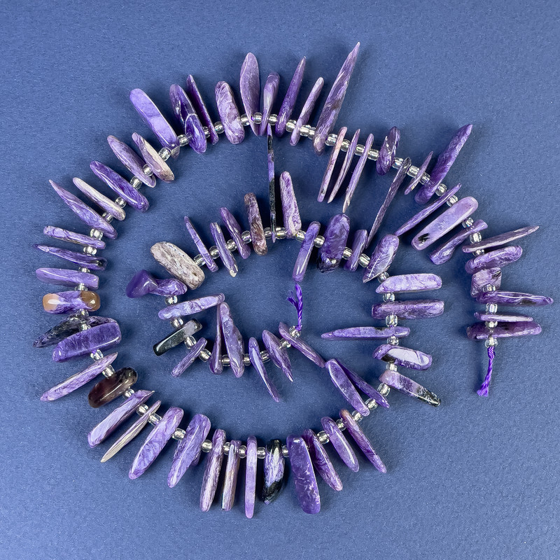 Charoite Beads碎? Wait