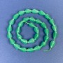 Jade Beads Teardrop 12x8mm+- on string, length 39cm+