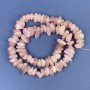 Strawberry Quartz Faceted Beads 10-4×5 mm on Thread, 39 cm+ Length