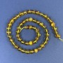 Amber Beads Smooth Round 8 mm on Thread, Length 39 in