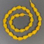Citrine Beads Drop 12x8-4mm ± on a Thread, length 38cm+