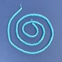 Turquoise Beads Square Rondelle 2.5×1mm± on thread, length 39cm+