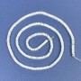 Howlite Beads, Square Rondelle 2.5x1mm ± on a Thread, Length 39cm+