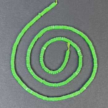 Variscite Beads Square Rondelle 2.5×1mm on Thread, 39cm+ length