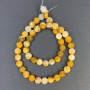 Onyx Beads Smooth Round 6.5 mm, hole ~1.5 mm, length 38 cm
