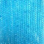 Beads Czech Crystal on Thread Blue Transparent Faceted Rondelle, 8x6mm + -, length 40cm +