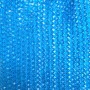 Blue Beads Czech Crystal on a thread blue transparent faceted rondelle, diameter 8x6mm + -, length 40cm +