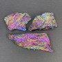 Price per 100g. Rainbow dyed kianite, weight from 24g, diameter assortment 65x23x11mm